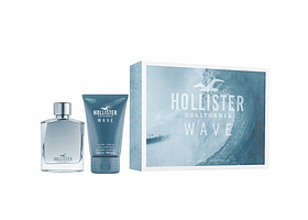 Perfume Hollister Wave Hombre Edt 100 ml / Shower Gel 100 ml Estuche