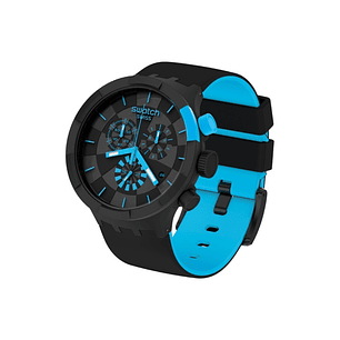 Reloj Swatch Unisex Sb02B401 Checkpoint Blue