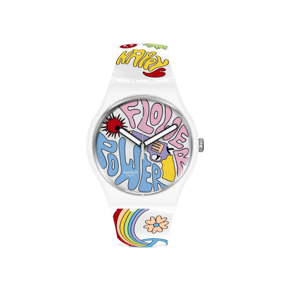 RELOJ SWATCH POWER OF PEACE SO32W107 MUJER