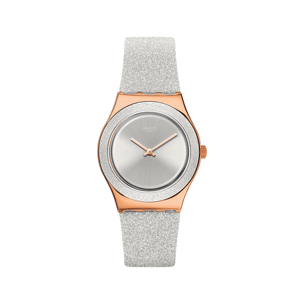Reloj Swatch Ylg145 Mujer Grey Sparkle