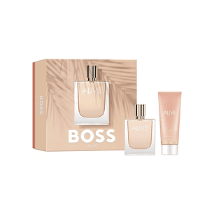 Perfume Boss Alive Woman Dama Edp 50 ml / Body Lotion 75 ml Estuche