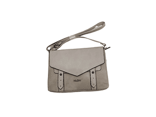 Cartera Klow Bandolera Plana Beige Mujer 4295887