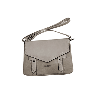 Cartera Klow Bandolera Plana Beige Mujer 4295887