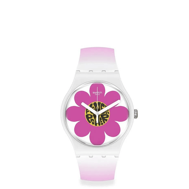 Reloj Pulso Swatch So32M104 Mujer Flower Power