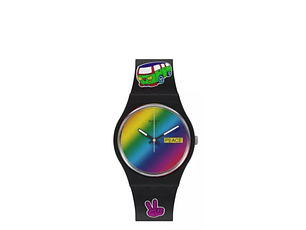 Reloj Pulso Swatch So31B101 Mujer Flower Power