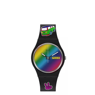 Reloj Pulso Swatch So31B101 Mujer Flower Power