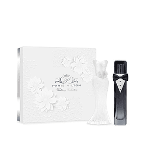 Perfume Paris Hilton Wedding Platinum Rush Mujer Edp 100 ml / Gold Rush Hombre Edt 100 ml Estuche