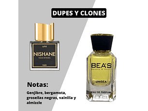 Perfume Beas 761 Clon Nishane Ani Unisex Edp 50 ml