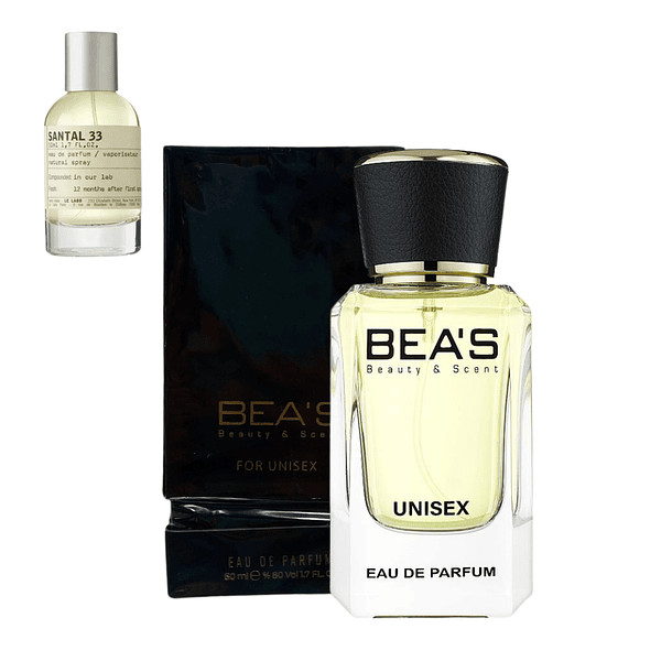 Perfume Beas 755 Clon Le Labo Santal 33 Unisex Edp 50 ml 1