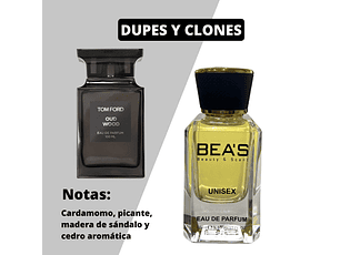Perfume Beas 742 Clon Tom Ford Oud Wood Unisex Edp 50 ml