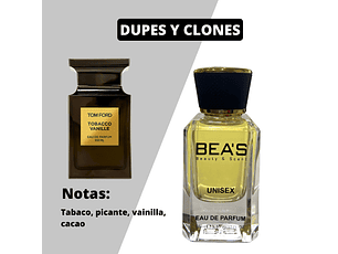 Perfume Beas 716 Clon Tom Ford Tobacco Vanille Unisex Edp 50 ml
