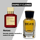 Perfume Beas 711 Clon Maison Francis Kurkdijan Baccarat Rouge 540 Unisex Edp 50 ml 2