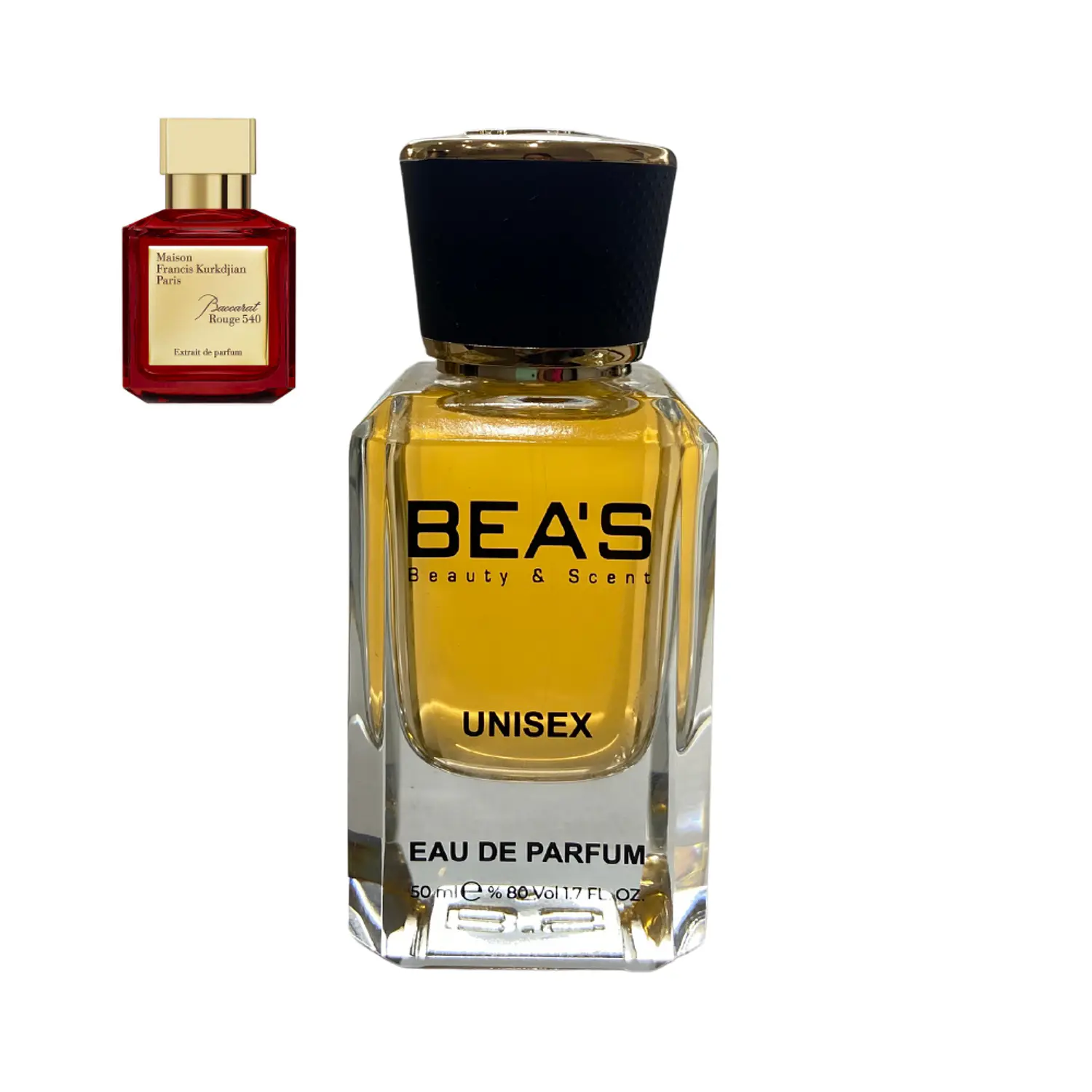 Perfume Beas 711 Clon Maison Francis Kurkdijan Baccarat Rouge 540 Unisex Edp 50 ml Tester 2