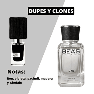 Perfume Beas 217 Clon Nasamatto Black Afgano Hombre Edp 50 ml