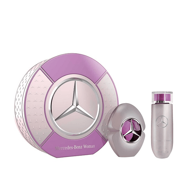 Perfume Mercedes Benz Woman Mujer Edp 90 ml / Body Lotion 125 ml Estuche