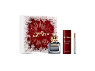PERFUME JEAN PAUL GAULTIER SCANDAL HOMBRE EDT 100 ML / EDT 10 ML / DESODORANTE 150 ML ESTUCHE