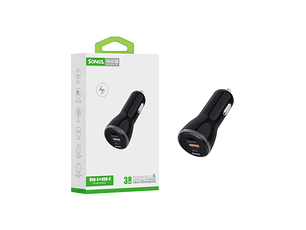Cargador Songz De Auto Carga Rapida Usb A + Usb C 36W 745964127594