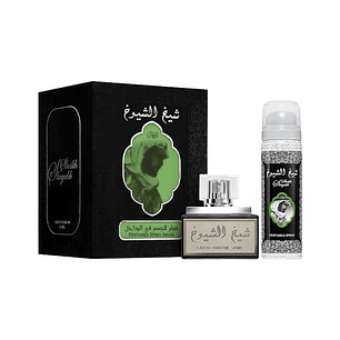 Perfume Lattafa Sheikh Al Shuyukh Unisex Edp 50 ml / Desodorante 50 ml Estuche