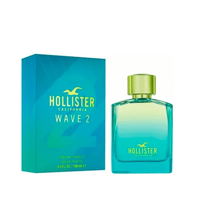 Perfume Hollister Wave 2 Hombre Edt 100 Ml