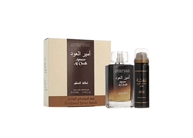 Perfume Lattafa Ameer Al Oudh Unisex Edp 100 ml / Desodorante 50 ml Estuche 