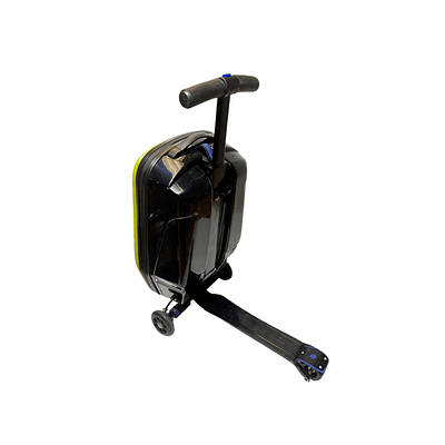 Maleta De Tela 2 Ruedas Mediana Blue