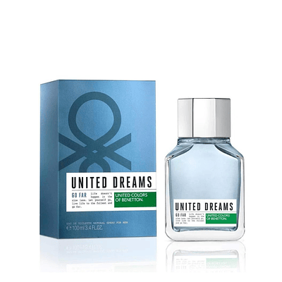 Perfume Benetton United Dreams Go Far Hombre Edt 100 Ml