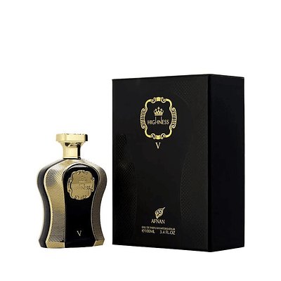 Perfume Afnan Highness V Black Mujer Edp 100 Ml