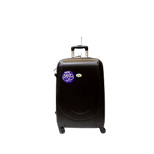 Maleta De Fibra 4 Ruedas Chica Lisa Notebook Silver 0071