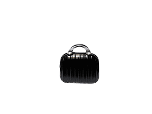 Neceser Fibra Chico Black 0060