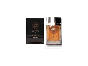Perfume Fragrance World Acqua Royale Black Unisex Edp 100 ml