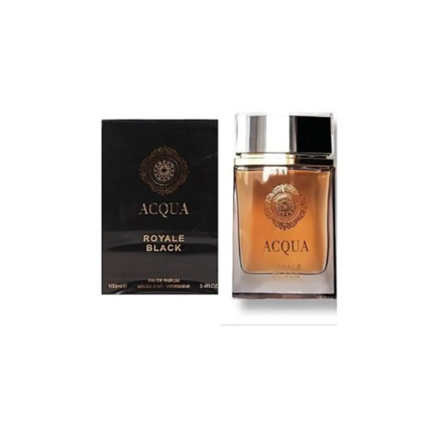 Perfume Fragrance World Acqua Royale Black Unisex Edp 100 ml