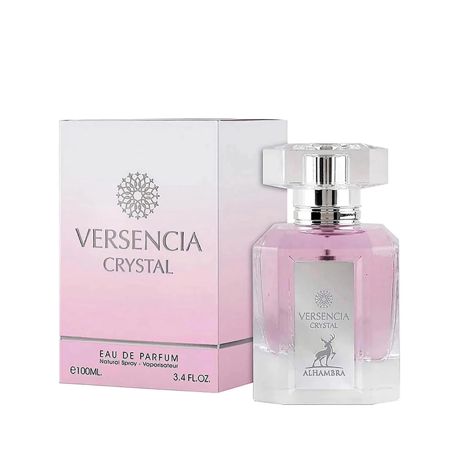 PERFUME MAISON ALHAMBRA VERSENCIA CRYSTAL OR JUBILANT ROSE MUJER EDP 100 ML