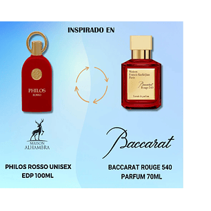 Perfume Maison Alhambra Philos Rosso Mujer Edp 100 ml