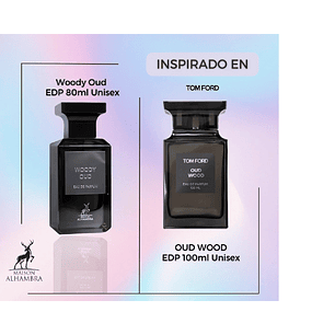Perfume Maison Alhambra Woody Oud Unisex Edp 80 ml