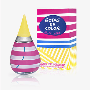 Perfume Gotas De Color Entre Lineas Dama Edt 100 ml