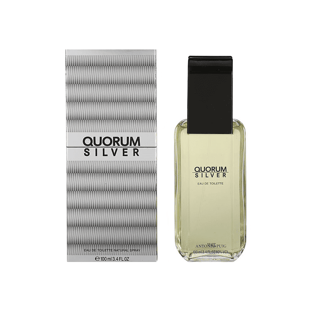 PERFUME QUORUM SILVER VARON EDT 100 ML