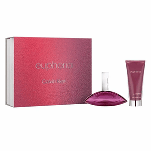 Perfume Euphoria Dama Edp 100 ml / Body Lotion 100 ml Estuche