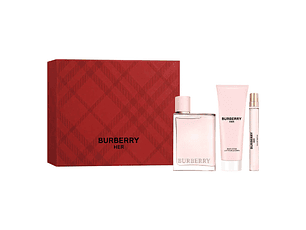 PERFUME BURBERRY HER DAMA EDP 100 ML / 10 ML / BODY LOTION 75 ML ESTUCHE