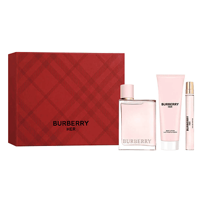 Perfume Burberry Her Dama Edp 100 Ml / 10 Ml / Body Lotion 75 Ml Estuche