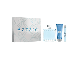 Perfume Azzaro Chrome Varon Edt 100 ml / 10 ml / Shampoo 75 ml Estuche