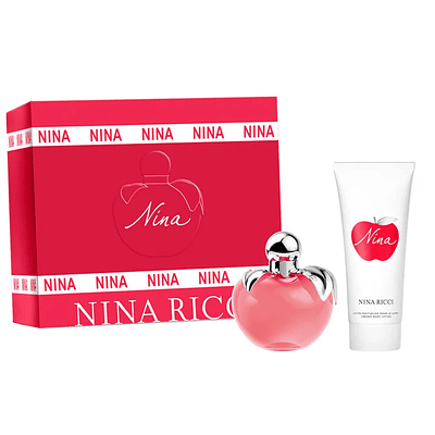 Perfume Nina Dama Edt 80 Ml / Body Lotion 100 Ml Estuche