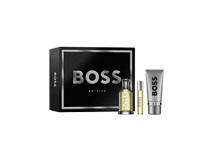 Perfume Boss Bottled Varon Edt 100 ml / 10 ml / Shower Gel 100 ml Estuche