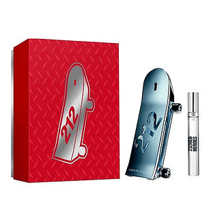 PERFUME 212 HEROES VARON EDT 90 ML / 10 ML ESTUCHE