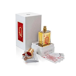 Perfume Fragrance World Game Queen Unisex Edp 80 ml / Naipe Estuche