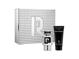 Perfume Phantom Paco Rabanne Varon Edt 100 ml / Body Lotion 100 ml Estuche
