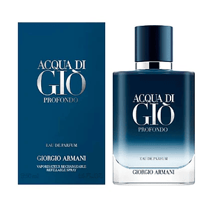 Perfume Acqua Di Gio Profondo Recargable Varon Edp 50 ml