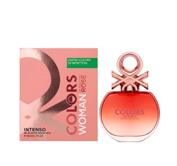 Perfume Benetton United Colors Rose Intenso Dama Edp 80 ml