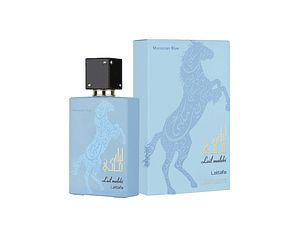 Perfume Lattafa Moroccan Blue Lail Maleki Unisex Edp 100 ml