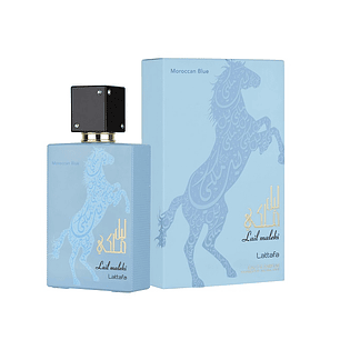 Perfume Lattafa Moroccan Blue Lail Maleki Unisex Edp 100 ml