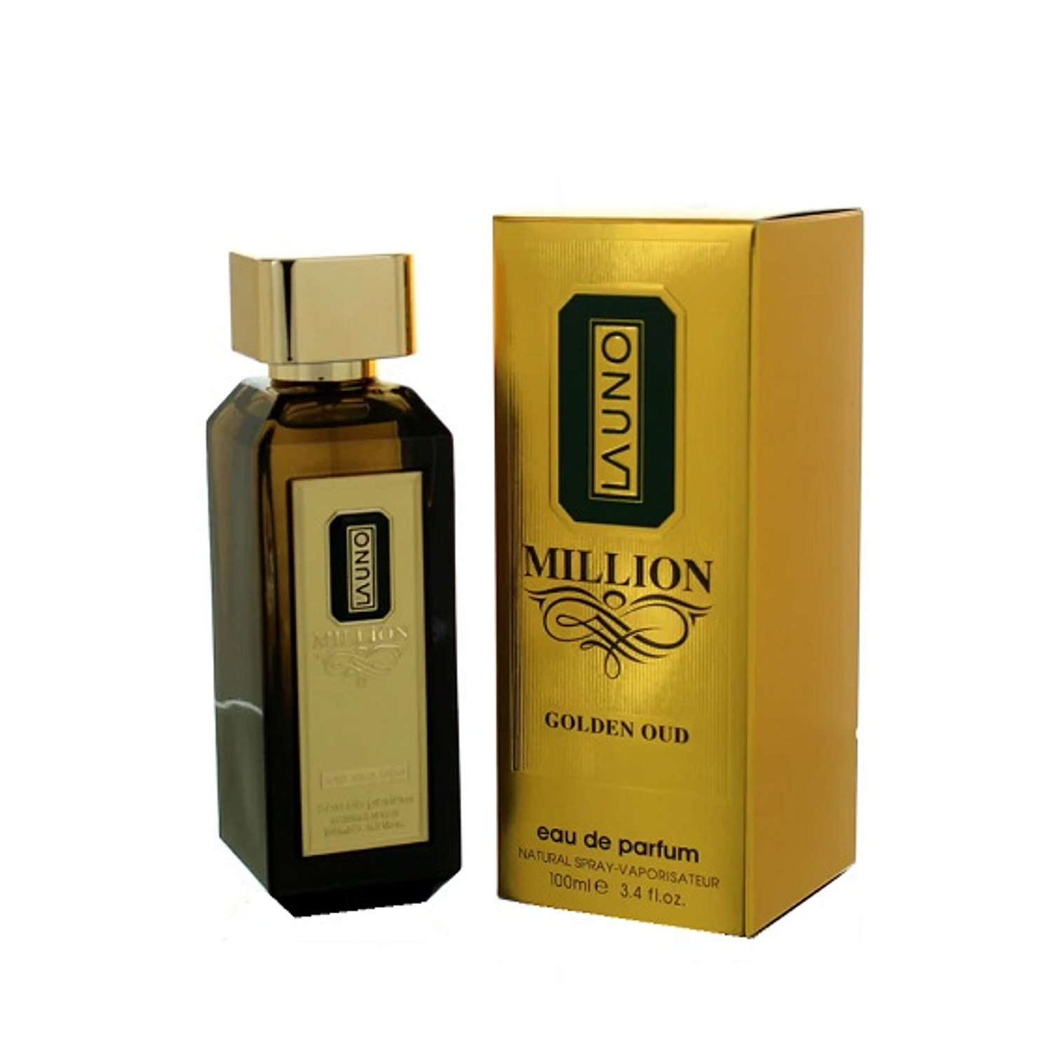 PERFUME FRAGRANCE WORLD LA UNO GOLDEN OUD CLON ONE MILLION GOLDEN OUD HOMBRE EDP 100 ML